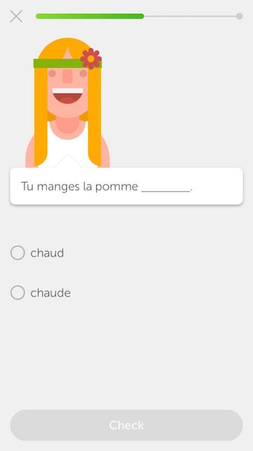 Illustration for article titled I'm Loving Updated Mobile Duolingo *edited*